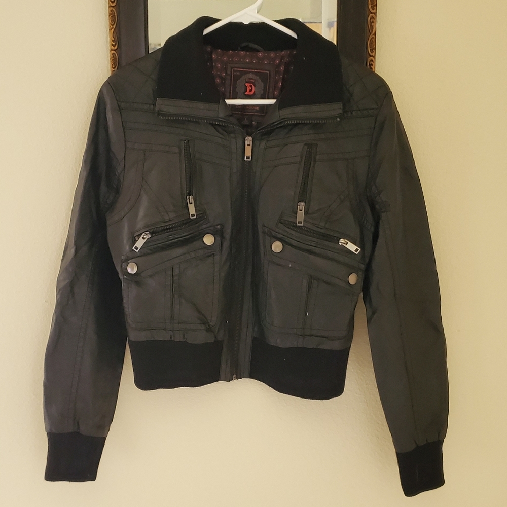 Faux Leather Jacket